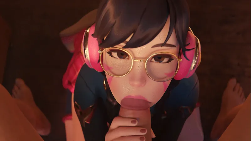 D.VA (Overwatch) Bad Girl's Academy After Lessons Classes [no watermark]