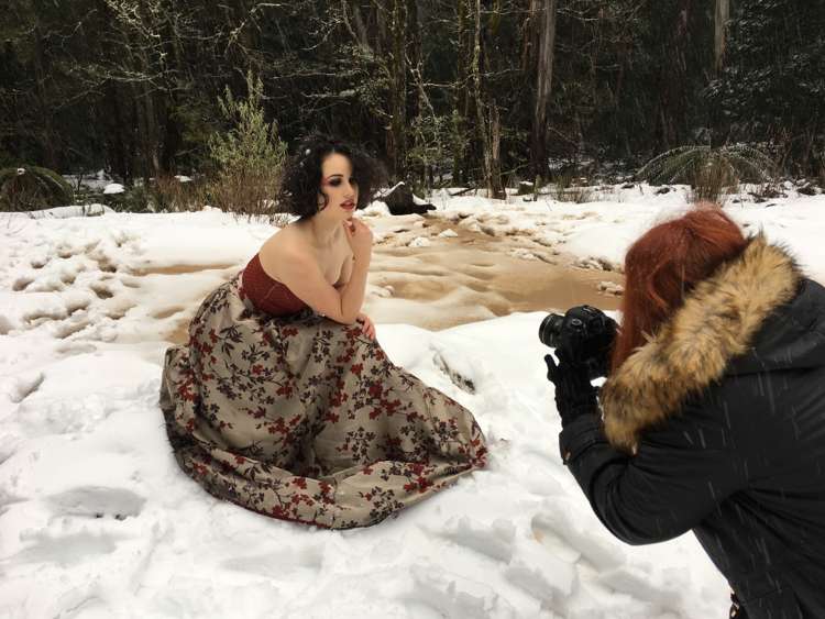 Behind the scenes snow 