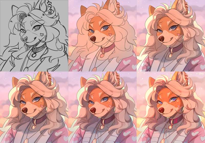 WIPs #60: Dreamy sunset