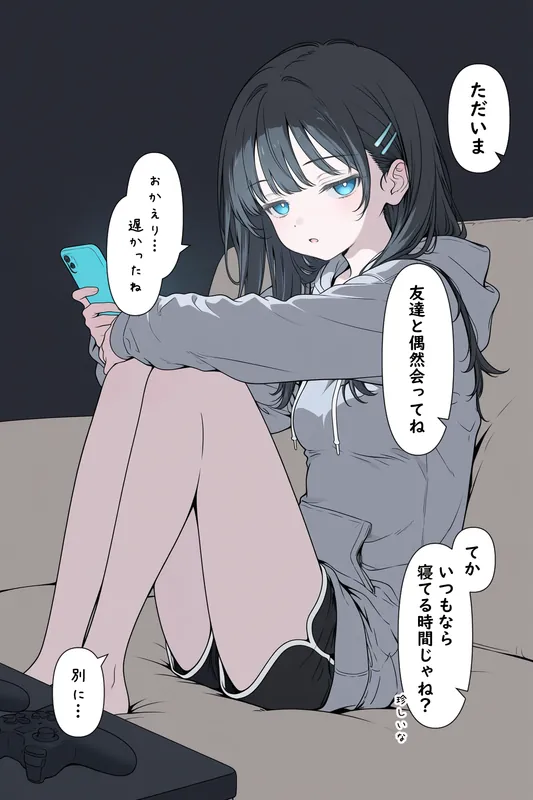 遅かったね…