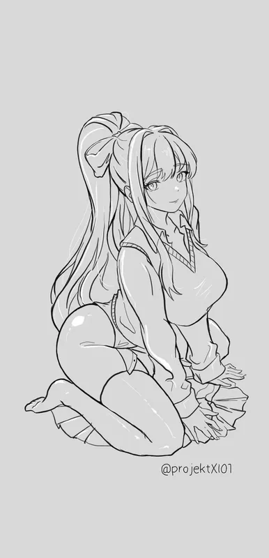 Getting dressed...or undressed - Monika