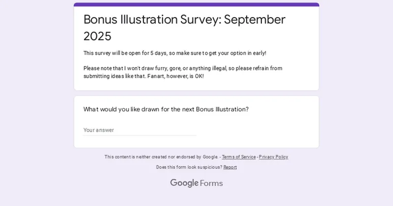 Bonus Illustration Survey!