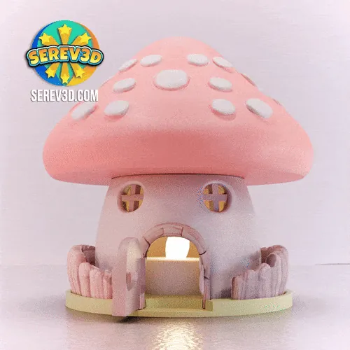 Mushroom House (Cute and useful display-decor)