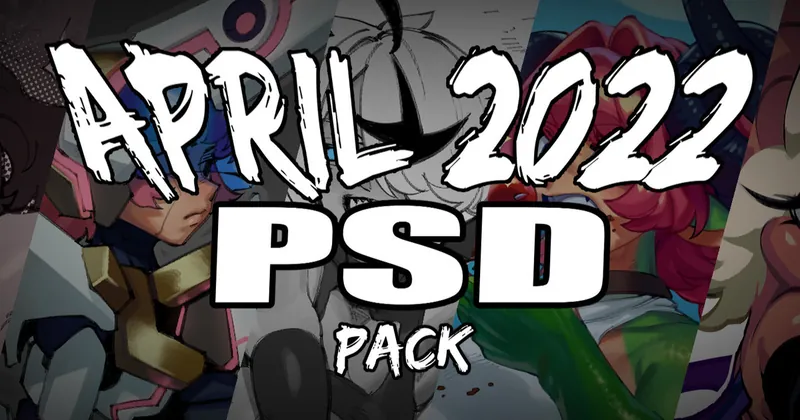 April 2022 PSD pack