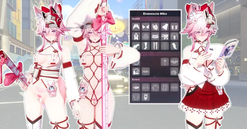 緋英/Evanescia MOD - 巫女/Miko